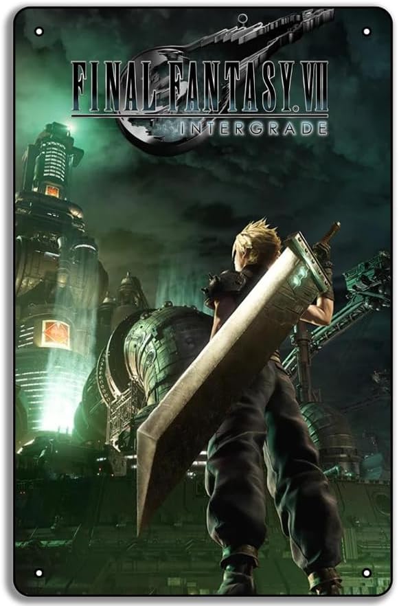 Home Improvement Game - Final Fantasy VII игровой постер металлическая