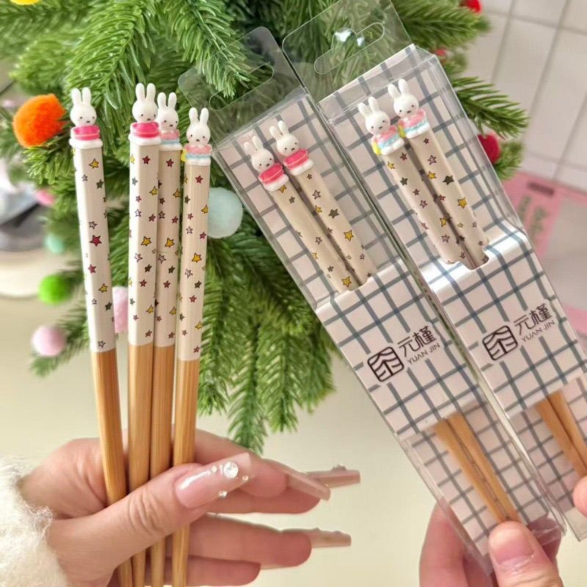 Home Improvement Furniture - Kawaii Miffy Rabbit Палочки для еды