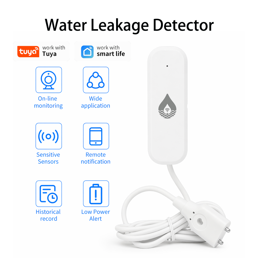 Home Improvement Hardware - Датчик протечки воды YFK WiFi/Zigbee, умные