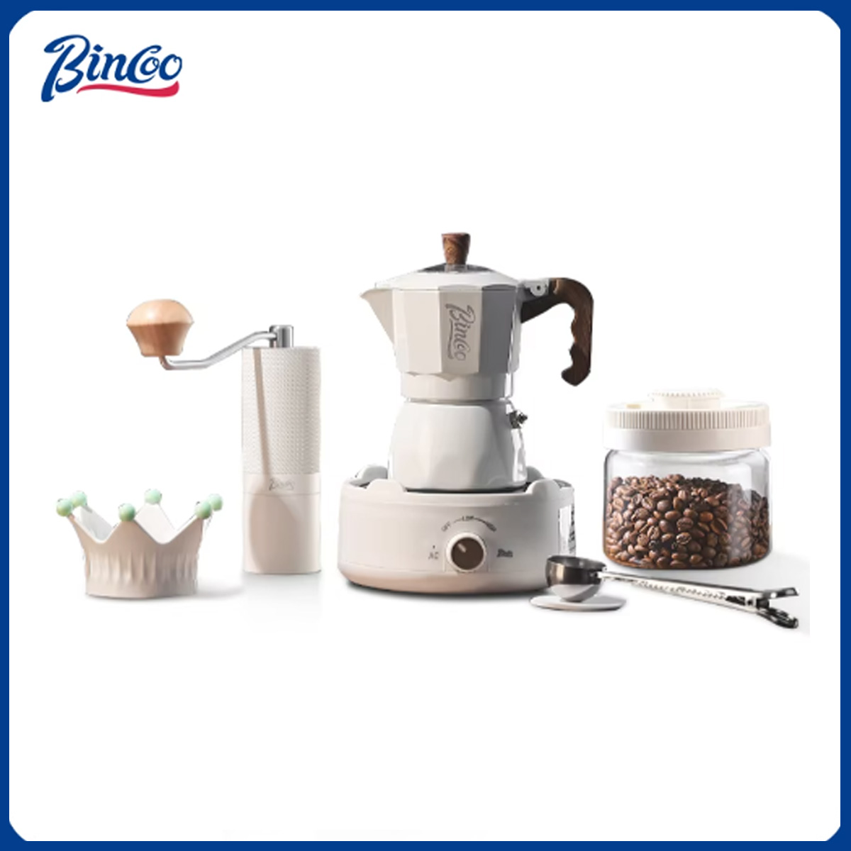 Home Improvement Help - Кофеварка Bincoo Moka Pot с двойным