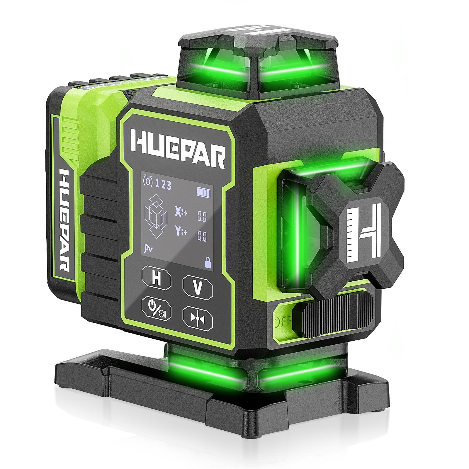 Лазерный нивелир Huepar W04CG  – обзор и цена Level Laser Line