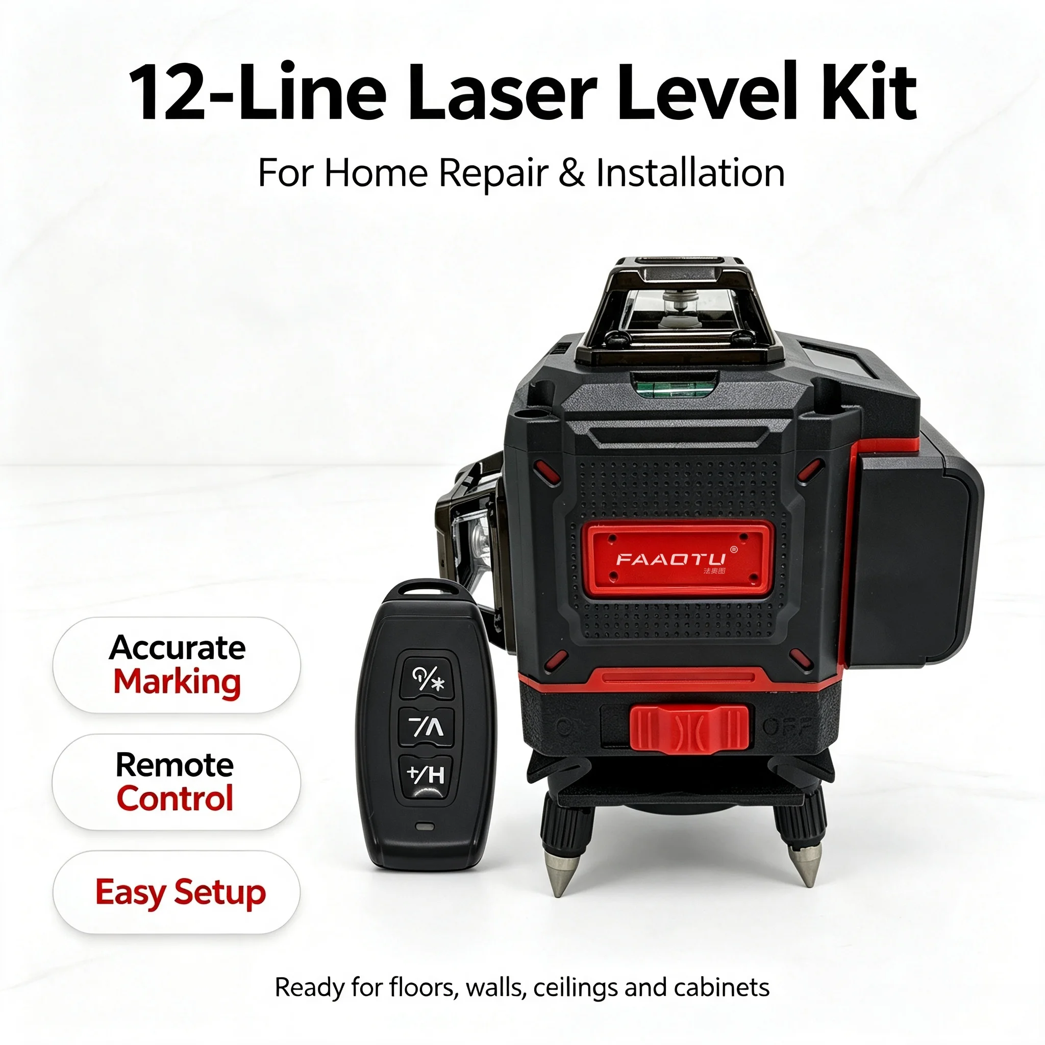 Цифровой лазерный нивелир FAAO – обзор и цена Level Laser Line